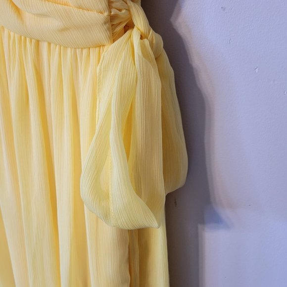 NWOT "Brides Made" Sunflower Full Length Wrap Gown Size 8/10R - Picture 3 of 12